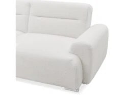 Canapé-lit Clic-clac 3 Places Confort Lucille Tissu Bouclette Crème -Accueil-Canapé canape 21043669