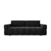Canapé 4 Places Convertible Coffre Noyer Velours Noir 2 Canapé 4 Places Convertible Coffre Noyer Velours Noir -Accueil-Canapé canape 21219675