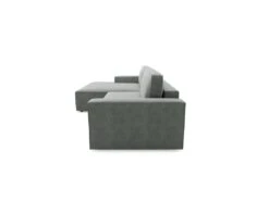 Canapé Angle Gauche Convertible Coffre Velours Gris 300x174cm 12 Canapé Angle Gauche Convertible Coffre Velours Gris 300x174cm -Accueil-Canapé canape 21219749