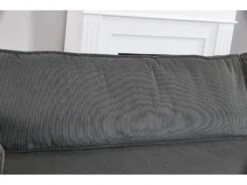 COSY - Canapé Convertible D'angle En Velours Côtelé Gris -Accueil-Canapé canape 21270205