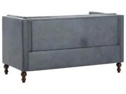 Canapé Chesterfield à 2 Places Revêtement En Tissu Gris 14 Canapé Chesterfield à 2 Places Revêtement En Tissu Gris -Accueil-Canapé canape 21990561