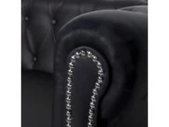 Canapé Chesterfield à 2 Places Et à 3 Places Noir -Accueil-Canapé canape 21991469