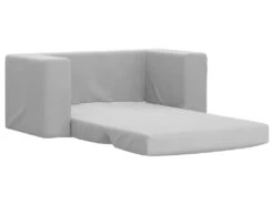 Canapé-lit Pour Enfants à 2 Places Gris Clair Peluche Douce -Accueil-Canapé canape 21991799