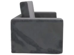 Canapé-lit Pour Enfants à 2 Places Anthracite Peluche Douce -Accueil-Canapé canape 21993979