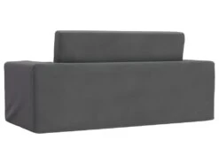 Canapé-lit Pour Enfants à 2 Places Anthracite Peluche Douce -Accueil-Canapé canape 21993981
