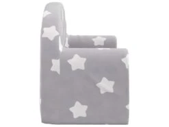 Canapé-lit Pour Enfants à 2 Places Gris Clair Avec étoiles -Accueil-Canapé canape 21994155