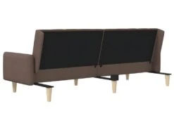 Canapé-lit à 2 Places Taupe Tissu -Accueil-Canapé canape 21994795