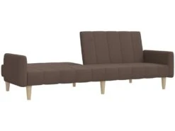 Canapé-lit à 2 Places Taupe Tissu -Accueil-Canapé canape 21994799