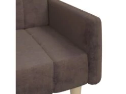 Canapé-lit à 2 Places Taupe Tissu -Accueil-Canapé canape 21994803