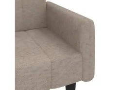 Canapé-lit à 2 Places Taupe Tissu Microfibre -Accueil-Canapé canape 21995779