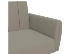 Canapé-lit à 2 Places Gris Clair Velours -Accueil-Canapé canape 21997079