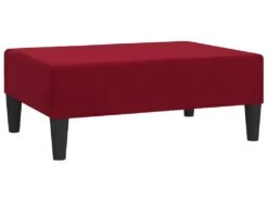 Canapé-lit 2 Places 2 Oreillers Et Repose-pied Bordeaux Velours 21 Canapé-lit 2 Places 2 Oreillers Et Repose-pied Bordeaux Velours -Accueil-Canapé canape 21997561