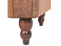 Canapé-lit Convertible Avec Accoudoir Daim Synthétique Marron -Accueil-Canapé canape 21998249