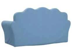 Canapé-lit Pour Enfants à 2 Places Bleu Peluche Douce -Accueil-Canapé canape 21998961