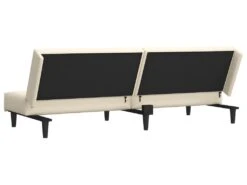 Canapé-lit à 2 Places Crème Velours -Accueil-Canapé canape 21999315