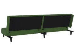 Canapé-lit à 2 Places Vert Foncé Velours -Accueil-Canapé canape 22000165