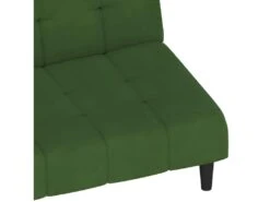 Canapé-lit à 2 Places Vert Foncé Velours -Accueil-Canapé canape 22000173