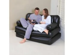 Canapé-lit Double Gonflable 5 En 1 188x152x64 Cm