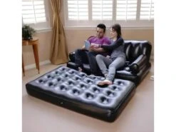 Canapé-lit Double Gonflable 5 En 1 188x152x64 Cm -Accueil-Canapé canape 22001981