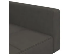 Canapé-lit à 2 Places Gris Foncé Microfibre -Accueil-Canapé canape 22002123