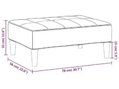 Canapé-lit 2 Places 2 Oreillers Repose-pied Vert Clair Velours -Accueil-Canapé canape 22002961