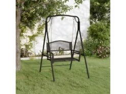 Balancelle 124 Cm Noir Acier
