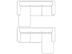 Canapé Sectionnel à 3 Places Cuir Synthétique Blanc -Accueil-Canapé canape 22006263