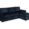Sacramento Canapé-lit, Chaise Longue Réversible, Espace De Rangement Dissimulé Et Lit Escamotable, Bleu Foncé. 1 Sacramento Canapé-lit, Chaise Longue Réversible, Espace De Rangement Dissimulé Et Lit Escamotable, Bleu Foncé. -Accueil-Canapé canape 22043401