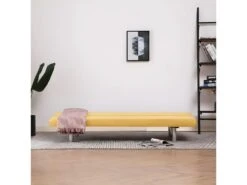 Canapé-lit Jaune Polyester -Accueil-Canapé canape 22059721