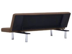 Canapé-lit Taupe PolyestervidaXL Canapé-lit Marron Polyester -Accueil-Canapé canape 22060109