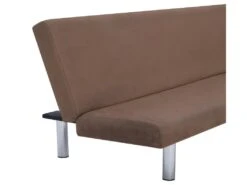 Canapé-lit Taupe PolyestervidaXL Canapé-lit Marron Polyester -Accueil-Canapé canape 22060111