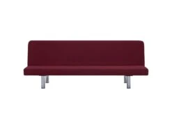 Canapé-lit Rouge Bordeaux Polyester -Accueil-Canapé canape 22060211
