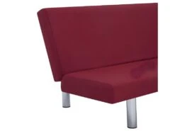 Canapé-lit Rouge Bordeaux Polyester -Accueil-Canapé canape 22060215