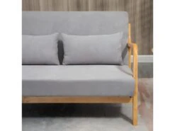 Canapé Lounge 2 Places CRUZ Gris -Accueil-Canapé canape 22099395