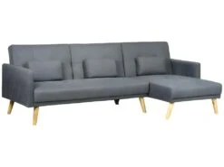 Canapé D'angle Convertible COROGNE Gris