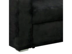 Flemingsburg Canapé-lit Avec Chaise Longue, Gris Foncé. -Accueil-Canapé canape 22105077