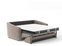 Canapé Convertible Express Dunlopillo Velours Taupe 160cm 14 Canapé Convertible Express Dunlopillo Velours Taupe 160cm -Accueil-Canapé canape 22118625