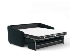 Canapé Convertible Express Dunlopillo Velours Bleu Paon 160cm 14 Canapé Convertible Express Dunlopillo Velours Bleu Paon 160cm -Accueil-Canapé canape 22118691