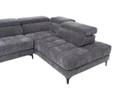 Canapé D'angle Droit Relax électrique Avec Assise Coulissante En Tissu Anthracite MONISO 19 Canapé D'angle Droit Relax électrique Avec Assise Coulissante En Tissu Anthracite MONISO -Accueil-Canapé canape 22216951