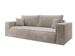 Canapé Convertible - 257x102 Cm - 3 Places - Beige - FARESE -Accueil-Canapé canape 22250943