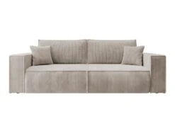 Canapé Convertible - 257x102 Cm - 3 Places - Beige - FARESE -Accueil-Canapé canape 22250947