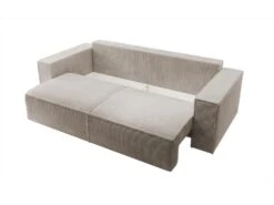 Canapé Convertible - 257x102 Cm - 3 Places - Beige - FARESE -Accueil-Canapé canape 22250951