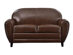 Canapé Club 2 Places Marron
