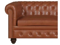 Canapé 2 Places Chesterfield En Cuir -Accueil-Canapé canape 22348693