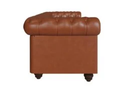 Canapé 2 Places Chesterfield En Cuir -Accueil-Canapé canape 22348699