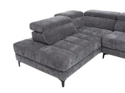 Canapé D'angle Gauche Relax électrique Avec Assise Coulissante En Tissu Anthracite MONISO 17 Canapé D'angle Gauche Relax électrique Avec Assise Coulissante En Tissu Anthracite MONISO -Accueil-Canapé canape 22351385