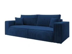 Canapé Convertible - 257x102 Cm - 3 Places - Bleu Marine - FARESE -Accueil-Canapé canape 22358433