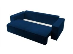Canapé Convertible - 257x102 Cm - 3 Places - Bleu Marine - FARESE -Accueil-Canapé canape 22358441
