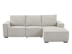 Canapé D'angle Droit Relax électrique En Velours Cotelé Gris Clair AMELIO 14 Canapé D'angle Droit Relax électrique En Velours Cotelé Gris Clair AMELIO -Accueil-Canapé canape 22359011