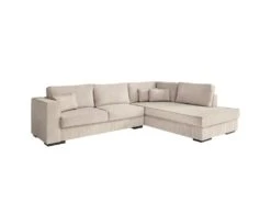 BELAMI - Canapé D'angle 4 Places En Velours Côtelé - Beige - Angle Droit 12 BELAMI - Canapé D'angle 4 Places En Velours Côtelé - Beige - Angle Droit -Accueil-Canapé canape 22372615